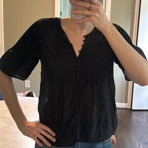 J crew short sleeve blouse
